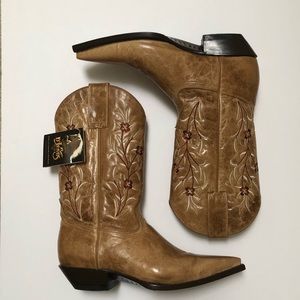 NWT D’Jesus Leather Western Cowboy Boots Size:5.5